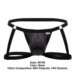 CandyMan Jockstrap Cuisses Nanaya Noir